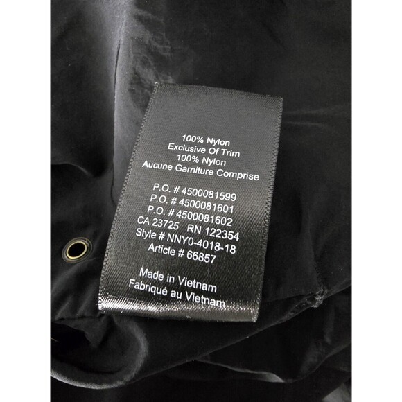 The Group Babaton Aritzia Biles Nylon Anorak Black Jacket Lightweight‎ 2 Small - Picture 8 of 12